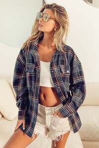 Hooded flannel